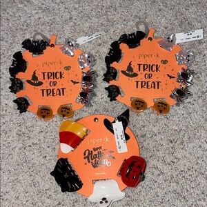 Piper k Halloween Party Decoration Set - Orange, Black, White